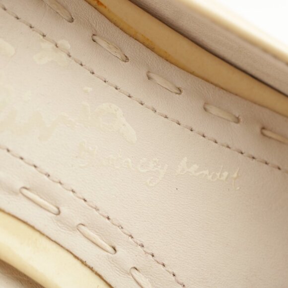 Alice Olivia Womens Laird Pumps Size 36 6 Nude Patent Platform Heel Dress Shoes - Picture 13 of 16